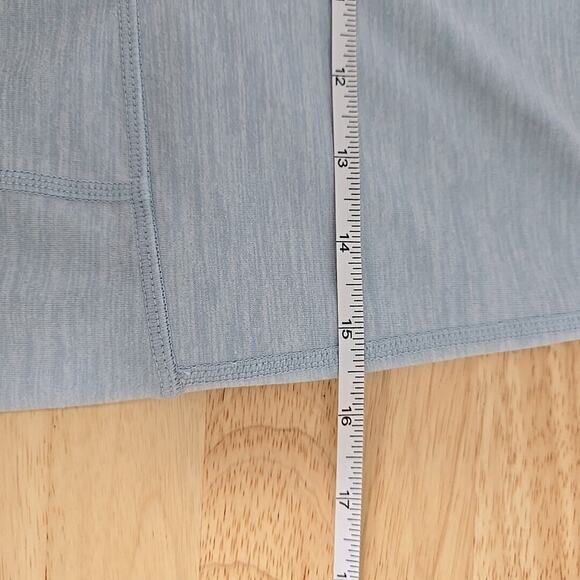 Free People Womens Movement High Rise Pale Blue Split Leg Leggings Size Medium‎ - Picture 5 of 11